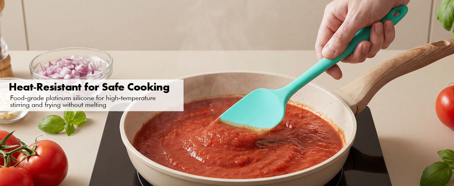 spatulas silicone heat resistant