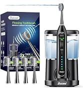 Electric Toothbrush with Water Flosser,Professional Flossing Toothbrush Combo for Teeth Cleaning ...