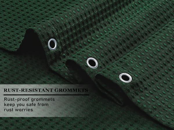 dark green cloth shower curtain