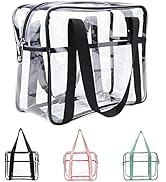 SxoSyo Clear Makeup Bags Large Travel Toiletry Bag for Women Transparent Bag Clear Cosmetic Bags ...