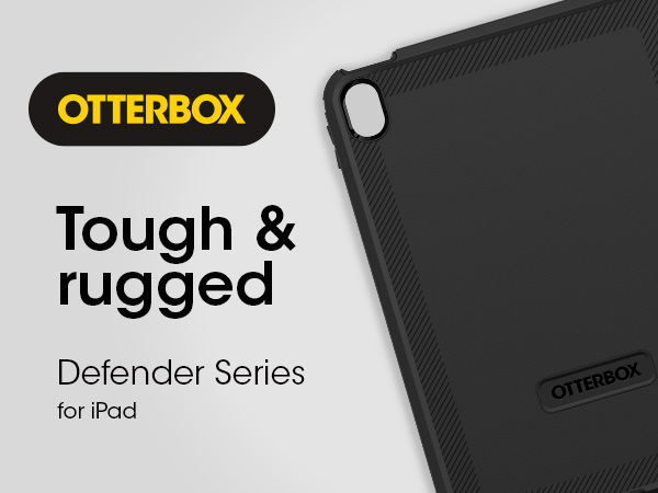 otterbox defender case, ipad 10th gen case, black defender case, ipad 10th gen case, otterbox ipad