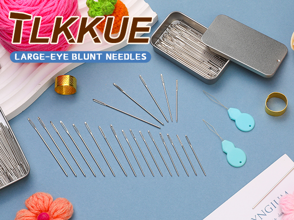Large-eye blunt needles