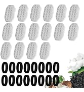 32 Pack Cat Water Fountain Replacement Filters & Pre-Filter Sponges | Compatible with Rellaty & N...