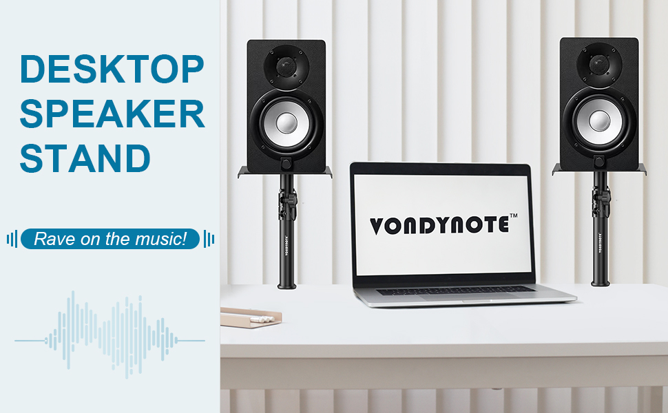 desk speaker stand