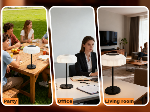 outdoor rechargeable table lamp