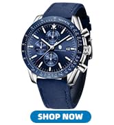 BENYAR Watch for Men Analog Quartz Chronograph Waterproof Luminous Designer Mens Wrist Watches Bu...