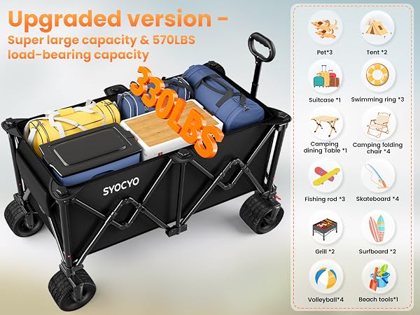 Large capacity wagon