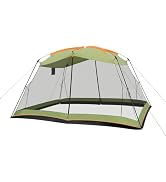 Hyper Venture Screen House 13x9 FT 4 Mesh Walls Canopy Tent Camping Gazebo Shelter for 6-8 People...