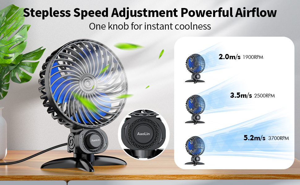 AaoLin Table Mini Fan
