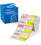 Clabel Printable Shelf Label for CLABEL 221B/220B/230B Label Maker, 1.96" × 1.18" (50x30mm) Therm...