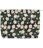 PAZIMIIK Makeup Bags for Purse Zipper Cosmetic Pouch Large Travel Canvas Make Up Organizer Tool P...