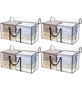 CONGREGATE 97L Moving bags,4 pack extra large moving bags with zippers,bagsmoving bags heavy duty...