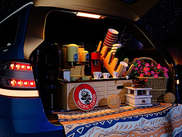 Magnetic LED Light for Car Trunk
