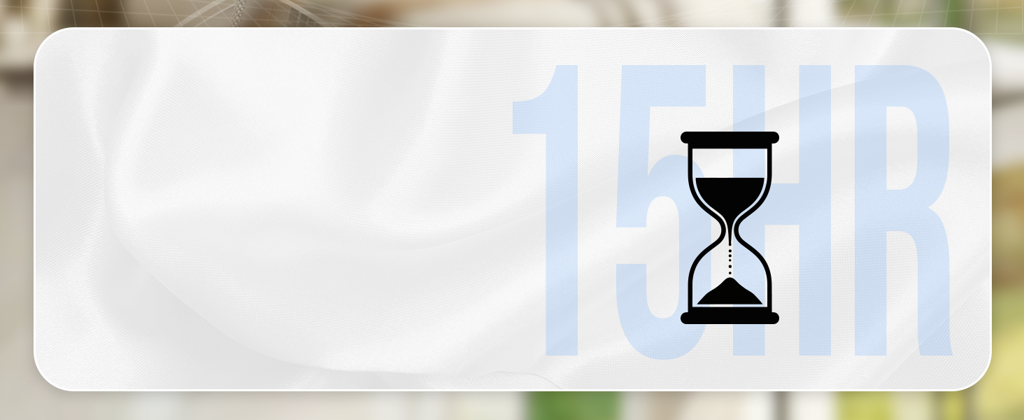 15-hour Sleep Timer