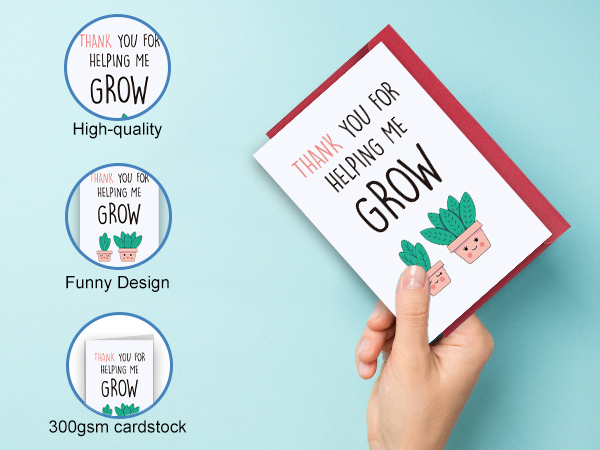 Thank You Card for Teacher