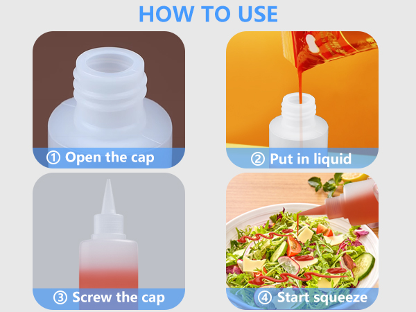 squirt bottles for sauces