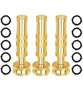 AUTOMAN Brass Hose Nozzle – High Pressure Jet Nozzles 3 Pack, Heavy Duty Sprayer for Garden Hoses...