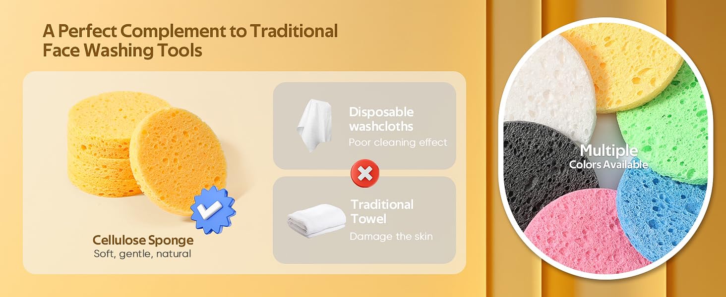 facial sponges