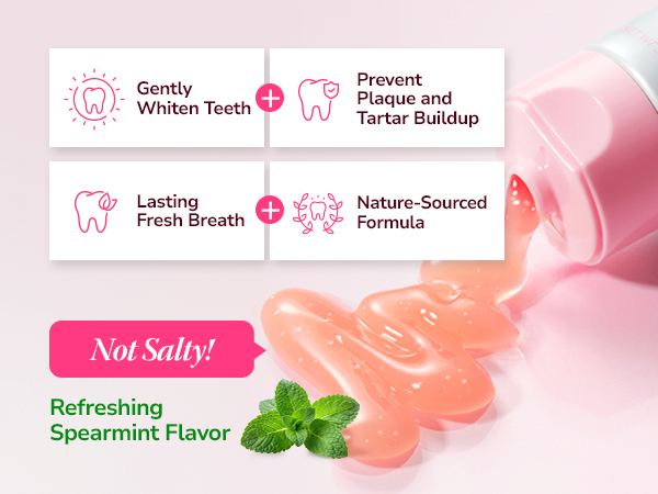 Fluoride Free Toothpaste I Natural Toothpaste for Teeth Whitening I Gum Health Care