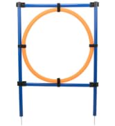 TRIXIE Dog Agility Ring, Portable Dog Hoop, Obstacle Course