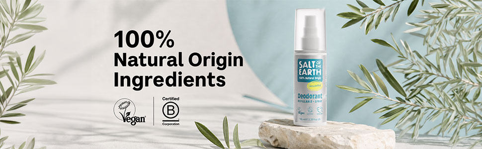 Unscented spray deodorant