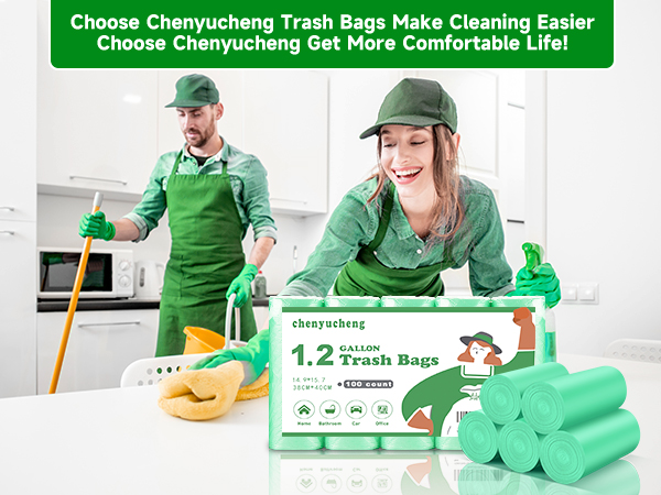 1.2 gallon trash bag