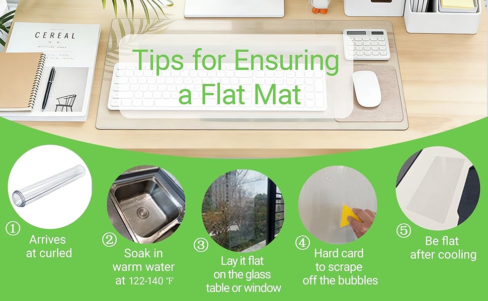 vanity top protector mat