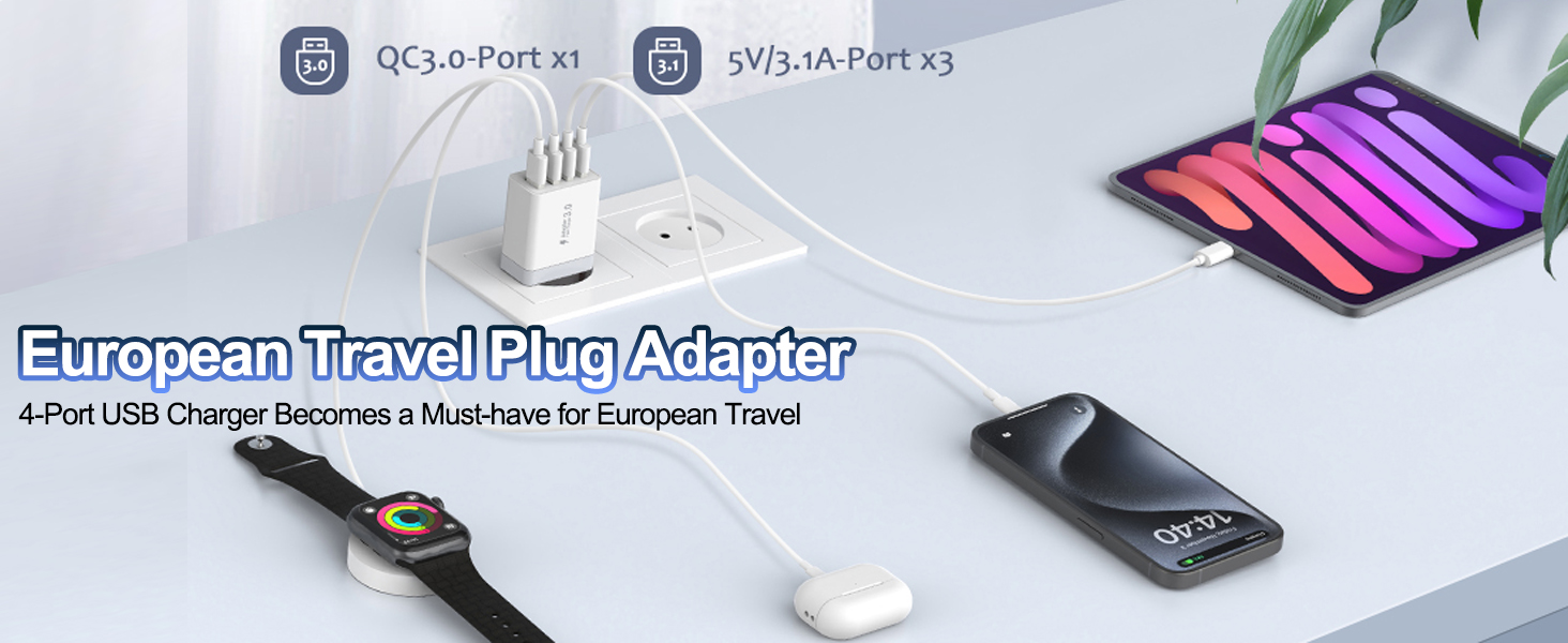 european usb charger