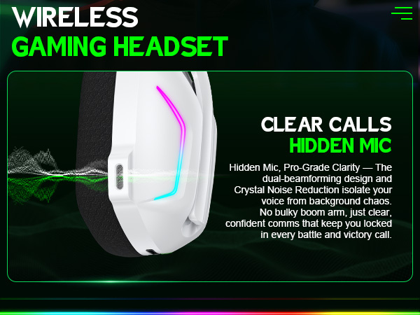 wireless gaming headset