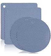 AICMEI Silicone Pot Pads, 4 Packs Multipurpose Non Slip Heat Resistant Pot Holder,Heat Resistant ...