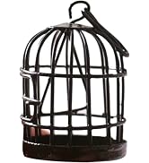 Miniature Birdcage Ornament Model Home Desktop Decor, Miniature Furniture and Accessories