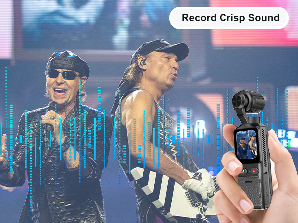 built-in mic, crisp sound - perfect for the live show or concert.