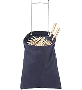 Whitmor Hanging Clothespin Bag Navy