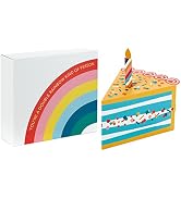 Hallmark Self-Sealing Gift Box Set with Zip Opening (2 Boxes: Rainbow, Birthday Cake) for Kids, A...