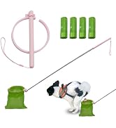 Wzxlj. Y Dog Pooper Scooper with 120 Doggie Poop Bags, 30" Extendable Handle, Lightweight Pooper ...