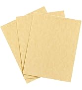 Relic Gold Parchment Cardstock – Great for Certificates, Menus and Wedding Invitations | Medium W...
