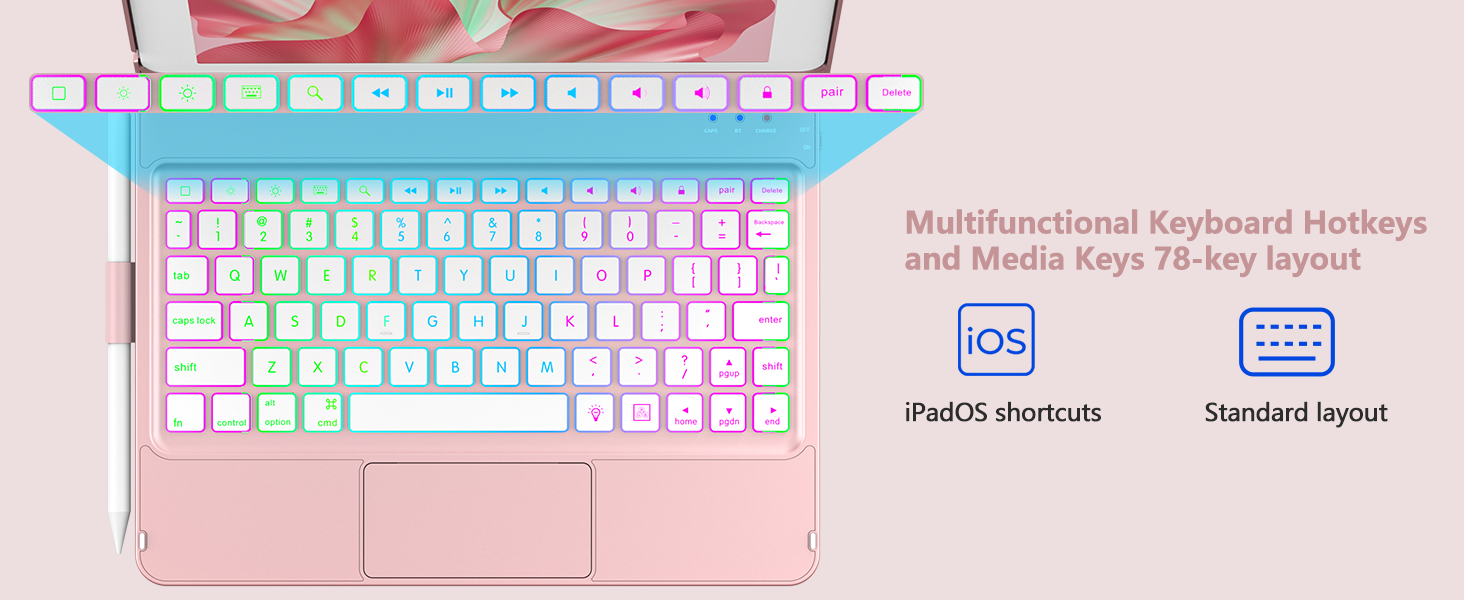 iPad Keyboard Case for iPad 10.2"