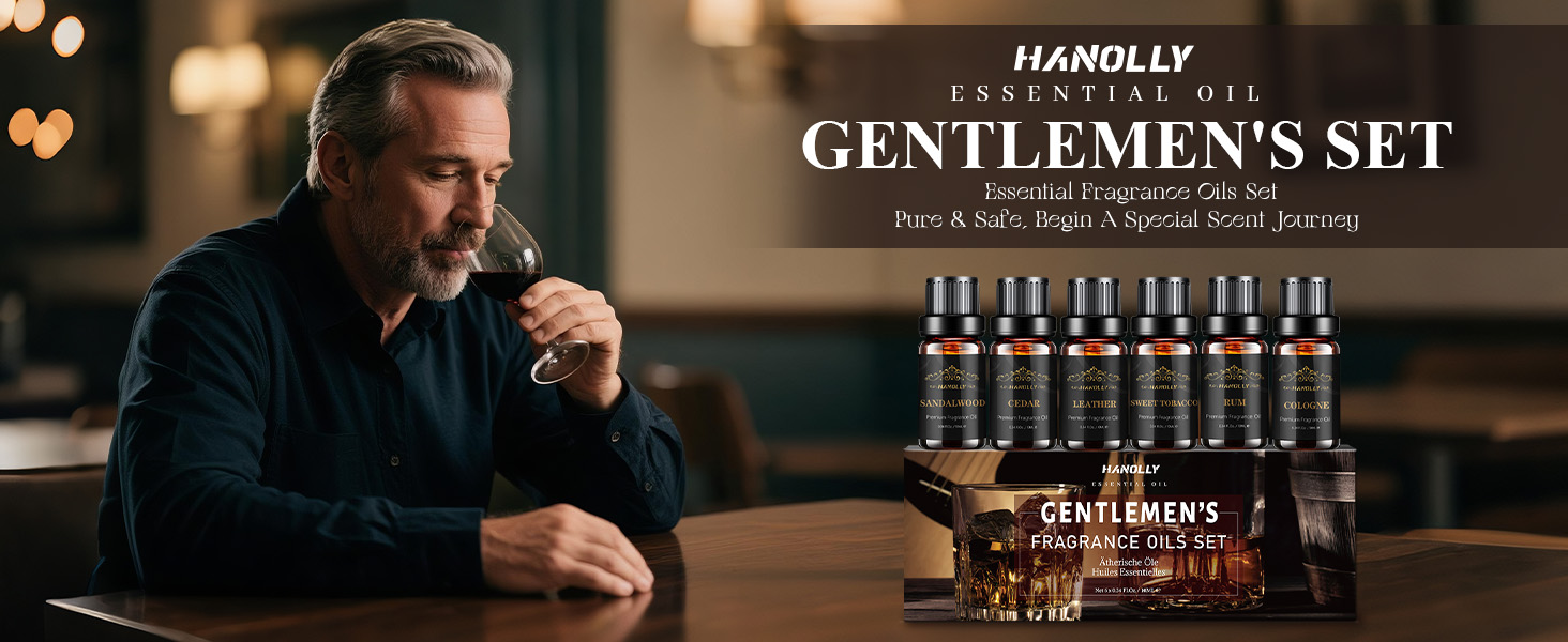 MENS ESSENTIAL OILS SET