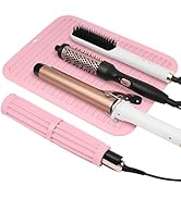AMIJEAL Oversize Silicone Heat Resistant Mat for Hair Tools, Curling Iron Flat Iron Hair Straight...