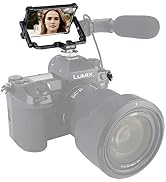 NICEYRIG Vlog Selfie Mirror Camera/Phone TikTok Twitch YouTube Live Cold Shoe Mount 360° Flip Scr...