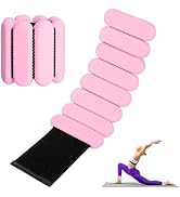 Wrist Ankle Weights for Women, Adjustable Ankle Weights Strength Training Silicone Bracelets Work...