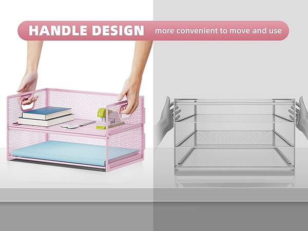 desk organizer with handle