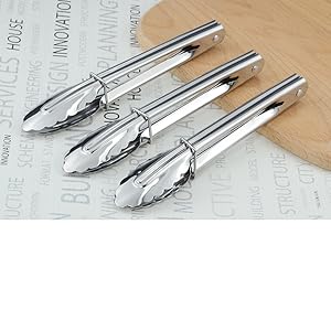 small metal tongs