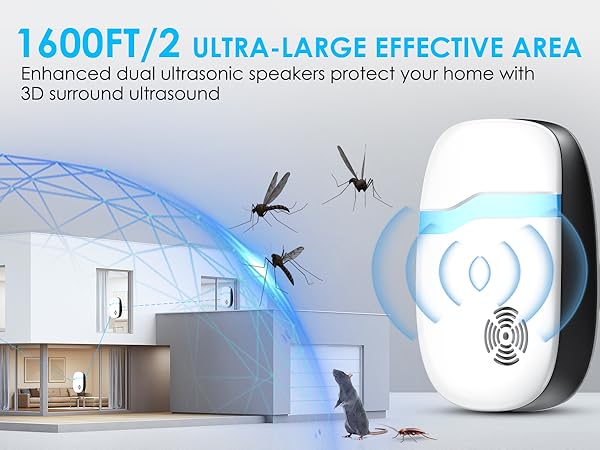 Ultrasonic Insect Indoor Repeller