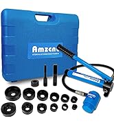 AMZCNC Hydraulic Knockout Punch Electrical Conduit Hole Cutter Set KO Tool Kit 1/2 to 2 inch (8T(...