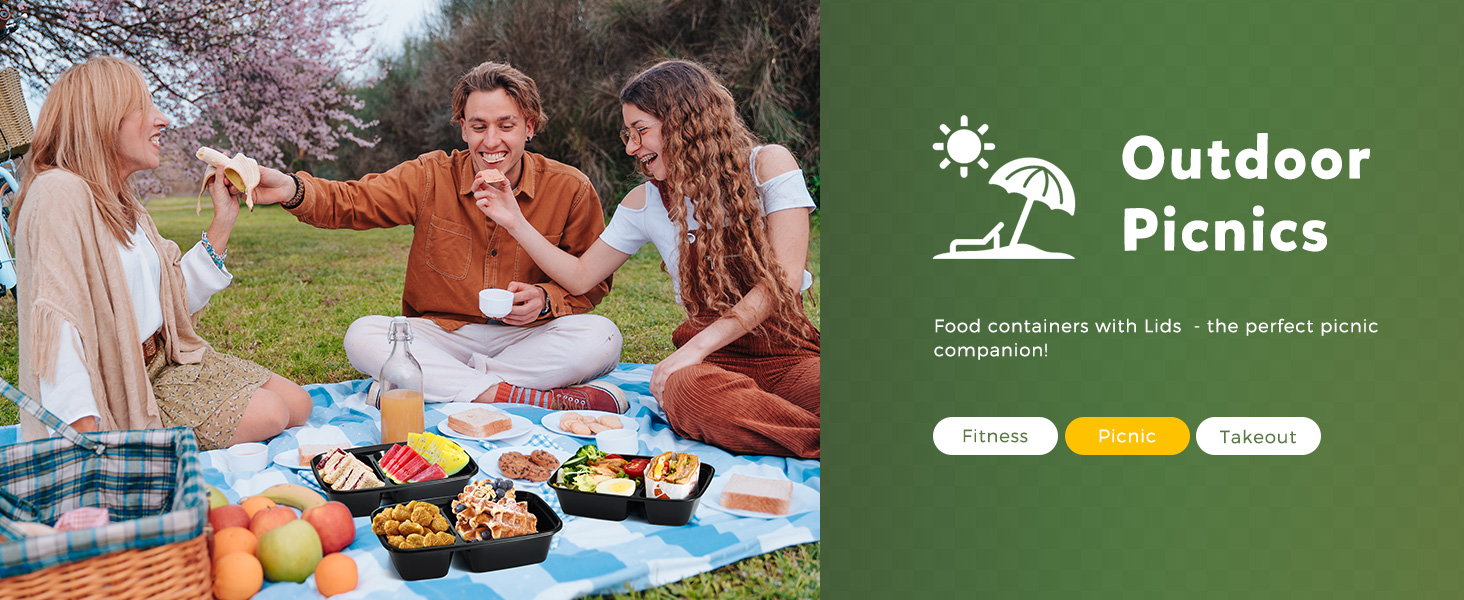 Outdoor Picnics-meal prep container