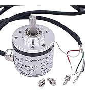 Taiss/AB 2 Phase Incremental Rotary Encoder 100P/R DC 5-24v Wide Voltage Power Supply 6mm Shaft 1...