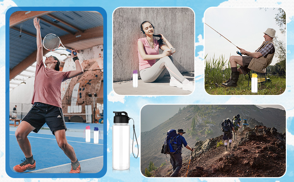 Ideal water bottles for any team – baseball, basketball, football, hockey, cycling, fishing