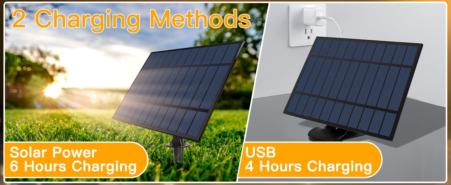 Rechargeable ouside lights