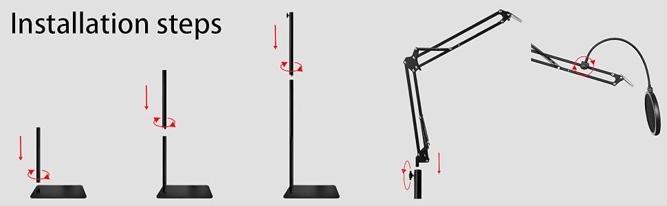 blue yeti mic arm